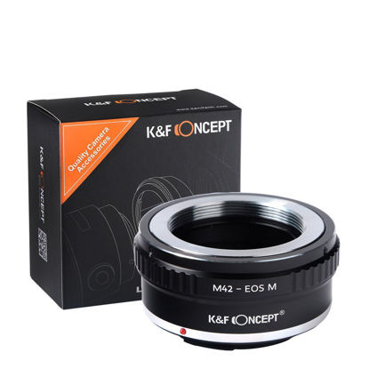 Picture of K&F Concept Lens Mount Adapter Compatible with M42 42MM Screw Mount Lens to Camera Mount Adapter