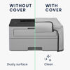 Picture of kwmobile Dust Cover Compatible with Brother HL-L2310D / L2350DW / L2370DN / L2375DW - Printer Case - Fabric Protector Cover - Light Grey