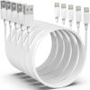 Picture of AZMOGDT Apple MFi Certified iPhone Charger 5pack [6/6/6/10/10FT] Long Lightning Cable Fast Charging Cord iPhone Charging Cable for iPhone 14/14 Pro/Max/13/12/11 Pro Max/XS MAX/XR/XS/X/8/Plus