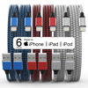 Picture of [Apple MFi Certified] 6Pack 3/3/6/6/6/10 FT iPhone Charger Nylon Braided Fast Charging Lightning Cable Compatible iPhone 14 Pro/13 mini/13/12/11 Pro MAX/XR/XS/8/7/Plus/6S/SE/iPad