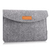 Picture of MoKo 9-11 Inch Felt Tablet Sleeve Bag Carrying Case Fits with Tab S8/S9 11", iPad Pro 11 inch, iPad 10th Gen 10.9, iPad 9/8/7th 10.2, iPad Air 5/4th 10.9, iPad Air 3 10.5, iPad 9.7 - Light Gray