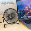 Picture of OPOLAR Office Quiet Desk Fan, USB Powered Only, 360 Degree Rotation, Perfect Personal Fan, Mini Metal Cooling Fan 6 Inch