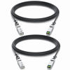 Picture of 2-Pack 2m/6.56ft 10G Direct Attach Copper Cable, SFP+ Passive Twinax DAC Cable for Cisco SFP-H10GB-CU2M, Ubiquiti, Arista, D-Link, Huawei, Intel, Meraki, Mikrotik, Netgear, TP-Link etc.