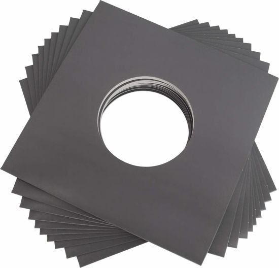 Picture of Square Deal Recordings & Supplies (10) 7" Heavyweight Record Jackets - Gray with Center Hole - #07JWGYHH