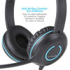 Picture of Cyber Acoustics 3.5mm Stereo Headset (AC-5002) with Noise Canceling Microphone for PCs, Tablets, and Cell Phones in The Classroom or Home