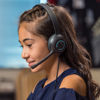 Picture of Cyber Acoustics 3.5mm Stereo Headset (AC-5002) with Noise Canceling Microphone for PCs, Tablets, and Cell Phones in The Classroom or Home