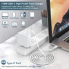 Picture of Mac Book Pro Charger - 118W USB C Charger Fast Charger Compatible with MacBook Pro/Air, iPad Pro, Samsung Galaxy, and More USB-C Devices(6.6 ft Cable Included)