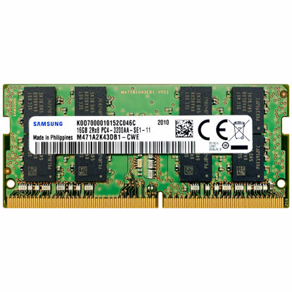 Picture of Samsung 16GB DDR4 3200MHz SODIMM PC4-25600 CL22 2Rx8 1.2V 260-Pin SO-DIMM Laptop Notebook RAM Memory Module M471A2K43DB1-CWE