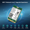 Picture of WiFi 7 Wireless Card Intel BE200NGW, Bluetooth 5.4, 5800Mbps M.2/NGFF Network Support Windows 10/11 (64bit), Linux. (AMD is not Supported). Ideal for WiFi7/WiFi6E/WiFi6/WiFi5 Router and Wireless AP