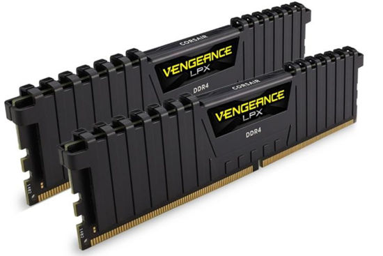 Picture of Corsair Vengeance LPX 16GB (2x8GB) DDR4 DRAM 2666MHz (PC4-21300) C16 Memory Kit - Black