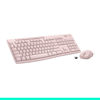 Picture of Logitech MK270 Wireless Keyboard and Mouse Combo for Windows, 2.4 GHz Wireless, Compact Mouse, 8 Multimedia and Shortcut Keys, 2-Year Battery Life, for PC, Laptop - Rose