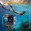 Picture of Waterproof Case with Dive Filters for Go Pro Hero 12 Black/Hero 11 Black/Hero 10 Black/Hero 9 Black, 230FT/70M Underwater Protective Housing Dive Kit, Professional Action Camera Dive Accessory