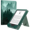 Picture of MoKo Slim PU Shell Cover Case for Kindle Paperwhite 2021, Green Forest, Protective and Lightweight