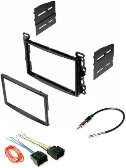 Picture of ASC Audio Double Din Car Stereo Dash Kit, Wire Harness, and Antenna Adapter for Some Chevrolet Pontiac Saturn LAN11 Vehicles - Compatible Vehicles Listed Below