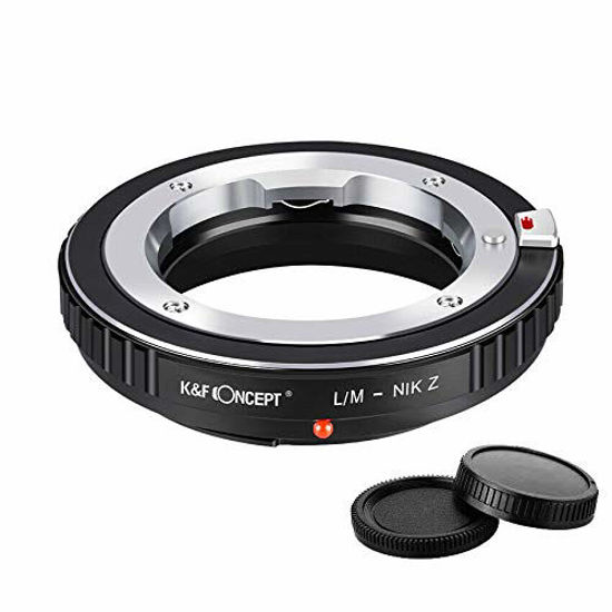 Picture of K&F Concept Lens Adapter Ring for Zeiss Voigtlander Leica M ZM VM LM to Nikon Z Mount Z50 Z6 Z7 Camera