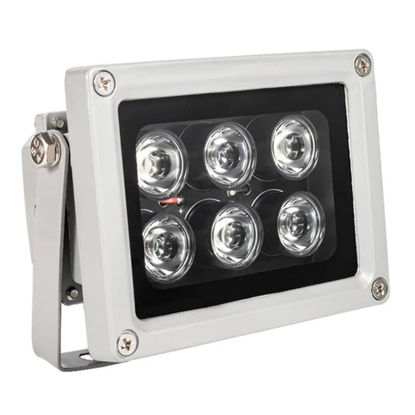 Picture of Infrared Illuminator, 940nm 6 LEDs 30 Degree Wide Angle IR Illuminator for Night Vision,Waterproof LED Infrared Light for IP Camera,CCTV Security Camera