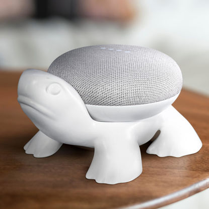 Picture of Turtle Google Home Holder Stand , Google home mini and google nest mini Decorative Turtle stand holder mount, Accessories for Google Home Mini, Google speaker, Protective stand for Google Home Mini