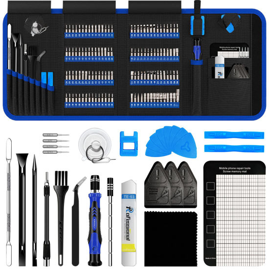 Picture of 150 in 1 Precision Screwdriver Set, Computer, Laptop, Electronics Repair Tool Kit for PC MacBook Cell Phone iPhone Nintendo Switch PS4 Xbox Controller(Blue)