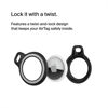 Picture of Belkin Apple AirTag Secure Holder with Key Ring - Durable Scratch Resistant Case with Open Face & Raised Edges - Protective AirTag Keychain Accessory for Keys, Pets, Luggage, Backpacks - 4-Pack Black