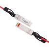 Picture of [Red Colored] 0.5m 10G SFP+ DAC Twinax Cable, 10Gbase-CU SFP+ Copper Cable, Compatible for Cisco SFP-H10GB-CU0.5M, Ubiquiti, Mellanox, Mikrotik, Netgear, Supermicro