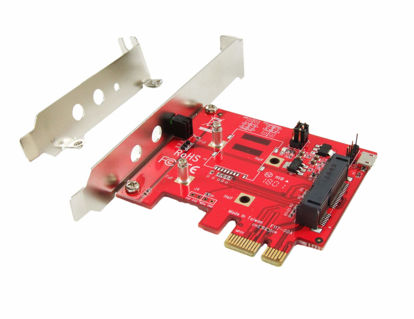 Picture of Ableconn PEX-MP117 Mini PCI-E to PCI-E Adapter Card - Mini PCIe to PCIe Adapter - mPCIe to PCIe - Ideal for Wireless Mini PCI Express Card