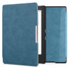 Picture of kwmobile Case Compatible with Kobo Aura H2O Edition 1 Case - Cover for eReader with Magnetic Closure - Petrol