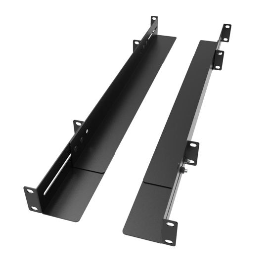 Picture of JINGCHENGMEI 1U 19 inch Server Rack Rails -15-24 inch Adjustable Depth - Universal 4 Post Rack Mount Rails for Network Equipment, Server, UPS Mounting Rail Kit (1URR15-24IN)