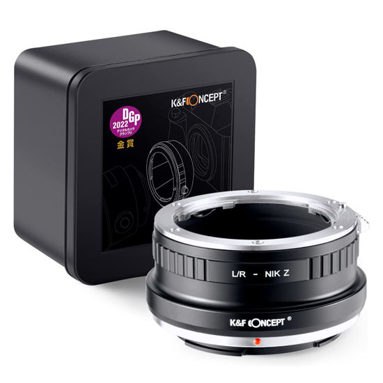 Picture of K&F Concept Lens Mount Adapter L/R-NIK Z Manual Focus Compatible with Leica R Lens to Nikon Z Mount Camera Body