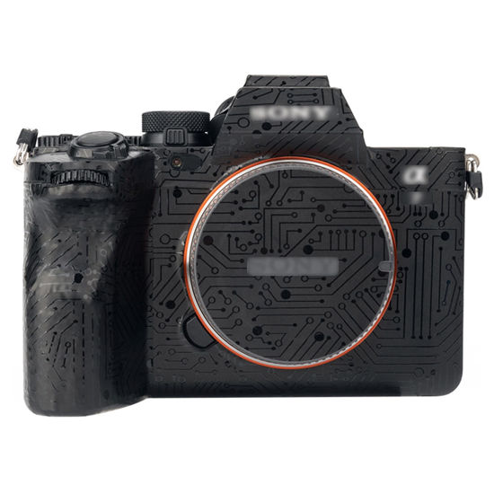 Picture of A7R V Skin，Anti-Scratch Anti-Wear Camera Cover Protector Sticker for Sony A7R V A7RV A7R5 Camera Body Protective Film Protection - Circuit Board Black