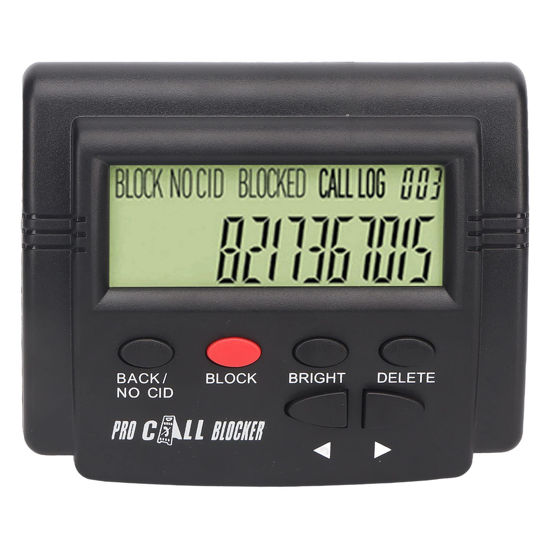 Picture of Call Blocker for Landline Phones, One Touch Number Block Device, Block Unwanted Robocalls and Nuisance Calls, 2000 Groups Blacklists