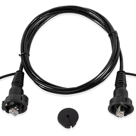 Picture of Marine Network Cable Rj45 (010-10551-00) 6ft with Split Connector and Waterproof Cap Fits for Garmin Navigation Screen Devices