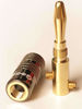 Picture of Goaycer Speaker Connector Banana Plugs - 24K Gold Plated Brass 4mm Plug (12 Pairs/24 pcs)