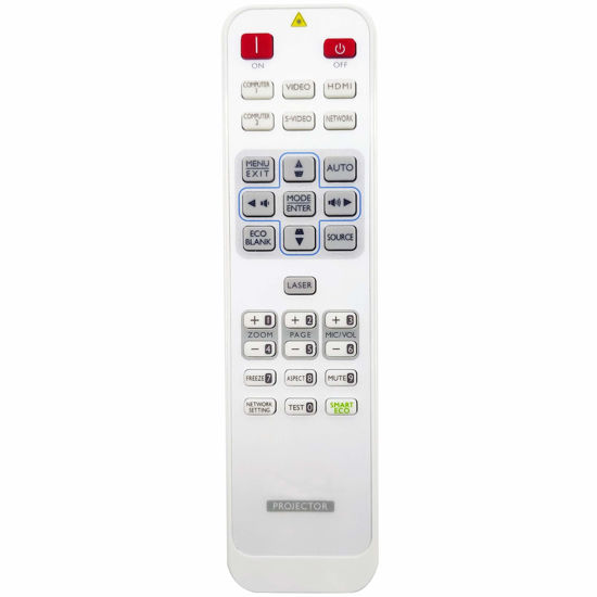 Picture of INTECHING 5J.J6R06.001 Projector Remote Control for BenQ MP780ST, MP780ST+, MW721, MW767, MW820ST, MW853UST, MW853UST+, MW860USTi, MX717, MX720, MX750, MX763, MX764, MX766, MX819ST, MX822ST, MX852UST+