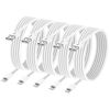 Picture of 5pack 10 ft iPhone Charger Long Cord [Apple MFi Certified] 10ft Lightning to USB Charging Cable Fast High Speed Charger Cords for Apple iPhone 14/13/12/11 Pro Max/XS MAX/XR/XS/X 10 Foot White