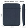 Picture of 10 Inch Water Resistant Tablet Sleeve Case for Samsung Galaxy Tab A8 A7 S5e S6 S8 10.5/Galaxy Tab A 10.1,Lenovo Tab P11 10 M10 P10 10.1,iPad Pro 11 10.2 9.7/iPad Air 3 10.5,Fit Apple Smart Keyboard