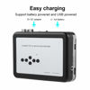 Picture of Portable Cassette Player Recorder Converter, Cassette to MP3 Converter USB Flash Drive Capture Audio Music Player