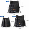 Picture of S-ZONE Soft Camera Bag DSLR Insert Handbag Drawstring Lens Case Compatible with Canon Nikon Sony