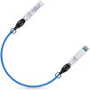 Picture of Colored 10G SFP+ Twinax Cable, Direct Attach Copper(DAC) Passive Cable in Blue, 0.5m (1.64ft), for Cisco SFP-H10GB-CU0.5M, Meraki, Ubiquiti, Mikrotik, Intel, Fortinet, Netgear, D-Link