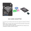 Picture of SUNGOOYUE TF to SD Card WiFi Adapter,Connect Up to 3 Devices Plug and Play WiFi SD Adapter Memory Card Adapter for Camera Phone Tablet