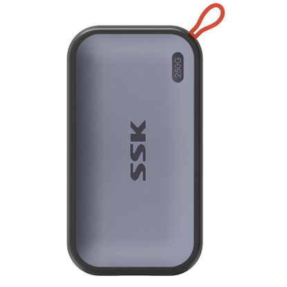 Picture of SSK External SSD 250GB, USB C SSD External Solid State Drives up to 1050MB/s, Portable SSD USB 3.2 Gen2 for iPhone 15/Pro, Windows, Mac, Android Phones and Tablets