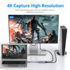 Picture of 4K HDMI Video Capture Card, Yinker USB-A/USB-C HDMI Capture Card for Full HD 1080P 60fps Recording and Loop-Out, Video Capture Device for OBS Live Streaming Gaming Record