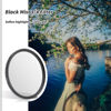 Picture of 82mm Black Pro Mist 1/4 Filter，GREEN.L Diffusion Dream Cinematic Effect Filter for Camera Lens