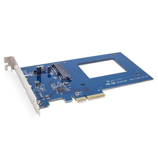 Picture of OWC Accelsior S PCIe Adapter for 2.5-inch SATA 6G Expansion Card Compatible with Mac Pro (2006-2012), Mac Pro 2019 and PC Towers