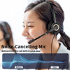 Picture of Corded RJ9 Telephone Headset with Microphone Noise Cancelling Compatible with Polycom Avaya Fanvil AudioCodes ShoreTel Nortel Norstar Zultys Toshiba NEC Landline Deskphones etc