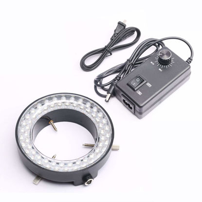 Picture of DEVMO 60-LED Adjustable Ring Light Illuminator Lamp for Stereo Zoom Microscope