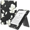 Picture of MoKo Case for 6.8" Kindle Paperwhite (11th Gen 2021) and Kindle Paperwhite Signature Edition, Slim PU Shell Cover Case with Auto-Wake/Sleep for Kindle Paperwhite 2021 E-Reader, Black & White Magnolia