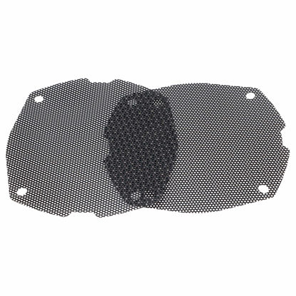 Picture of XMMT Replacement Front Mesh Speaker Grill Cover panels for Harley Touring Electra Glide FLHT Street Glide FLHX Ultra Limited 1996-2013