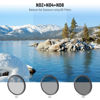 Picture of NEEWER 46mm ND Filter Pack and Lens Accessories, ND2 ND4 ND8 UV FLD CPL Filter Kit with Lens Cap