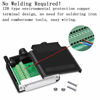 Picture of ANMBEST 2PCS Thinner DB37 Solderless RS232 D-SUB Serial to 37-pin Port Terminal Female Adapter Connector Breakout Board with Case Long Bolts Tail Pipe