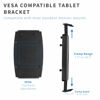 Picture of VIVO Universal VESA Mount Adapter for Tablets, 2-in-1 Laptops, & 15.6 inch Portable Monitors, Max VESA 100x100, Adjustable Laptop Holder, Black, MOUNT-UVM02